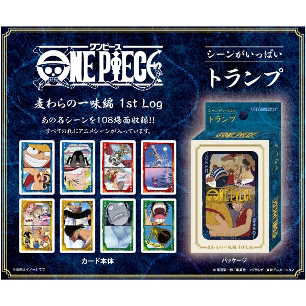 One Piece scenes Straw Hat Pirates Wano Country Playing Cards By Ensky