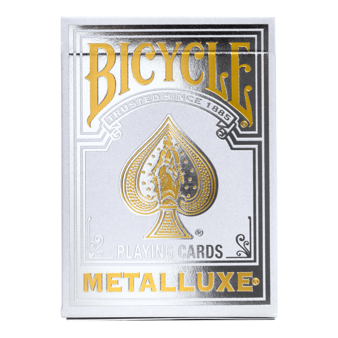 Bicycle Metalluxe Silver Playing Cards