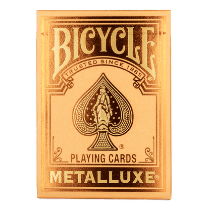 Bicycle Metalluxe Foil Orange Playing Cards