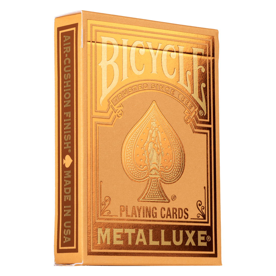 Bicycle Metalluxe Foil Orange Playing Cards