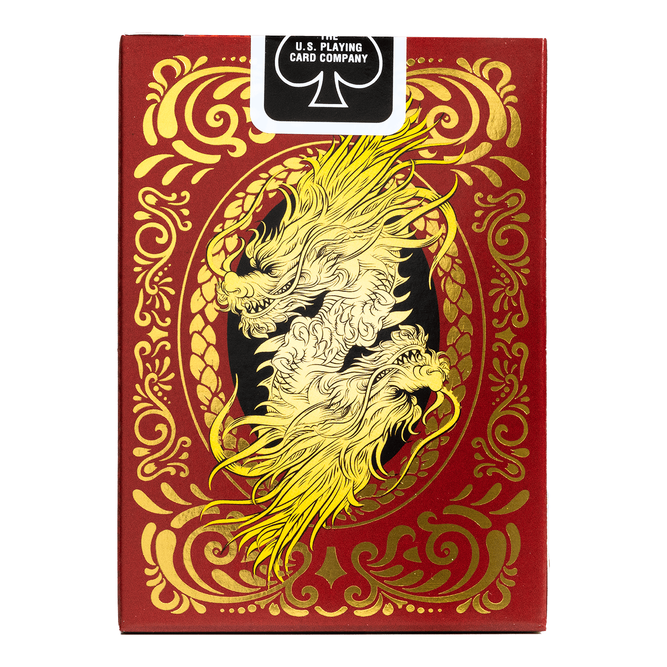 Bicycle Dragon Blue Black Red Gold Playing Cards