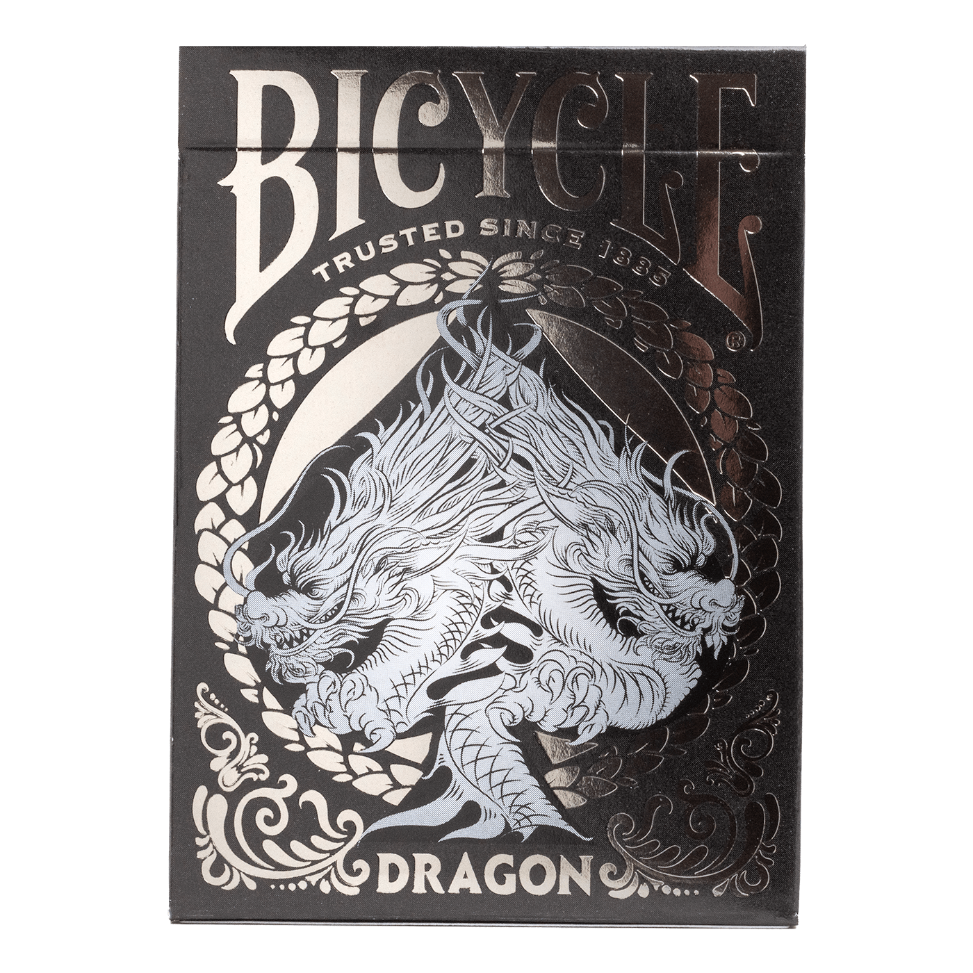 Bicycle Dragon Blue Black Red Gold Playing Cards