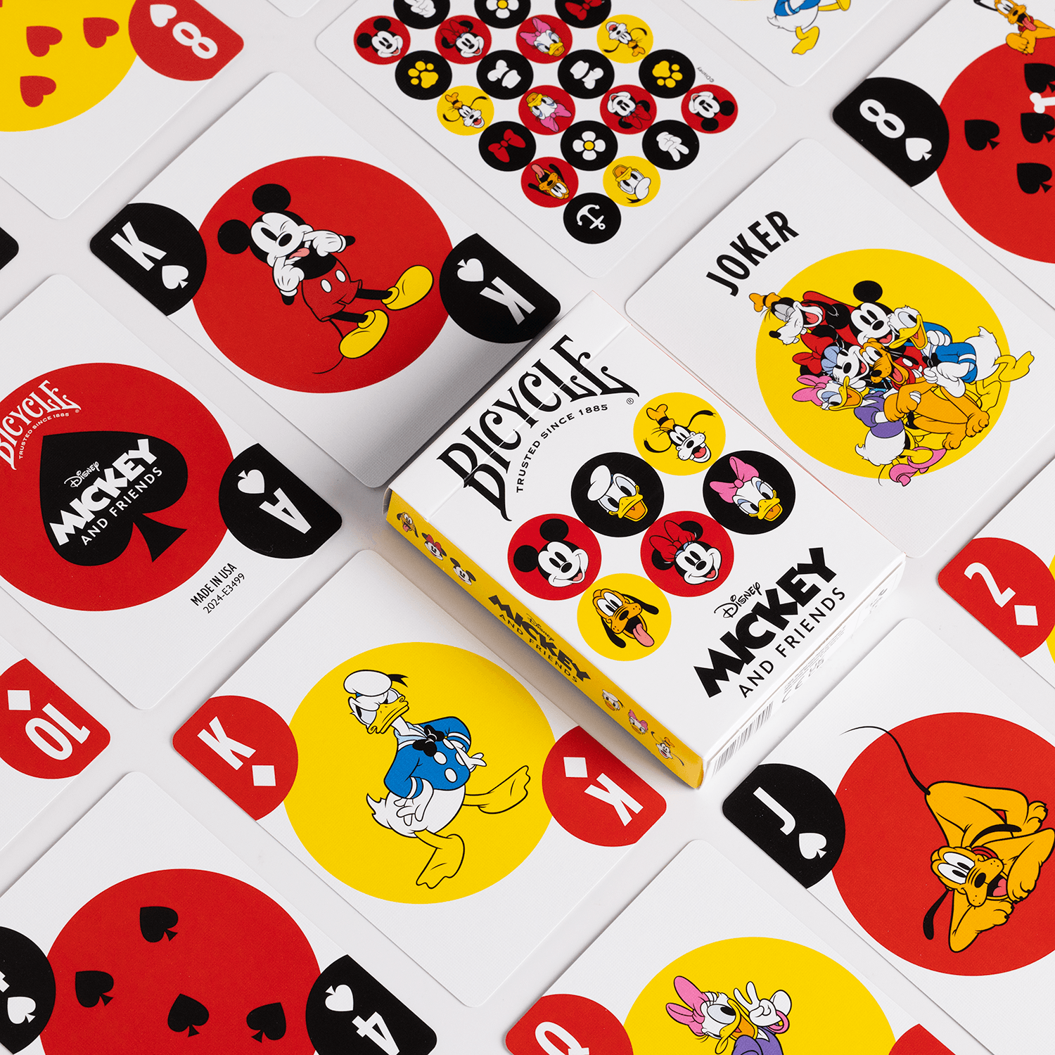 Disney Mickey and Friends Inspired Playing Cards by Bicycle