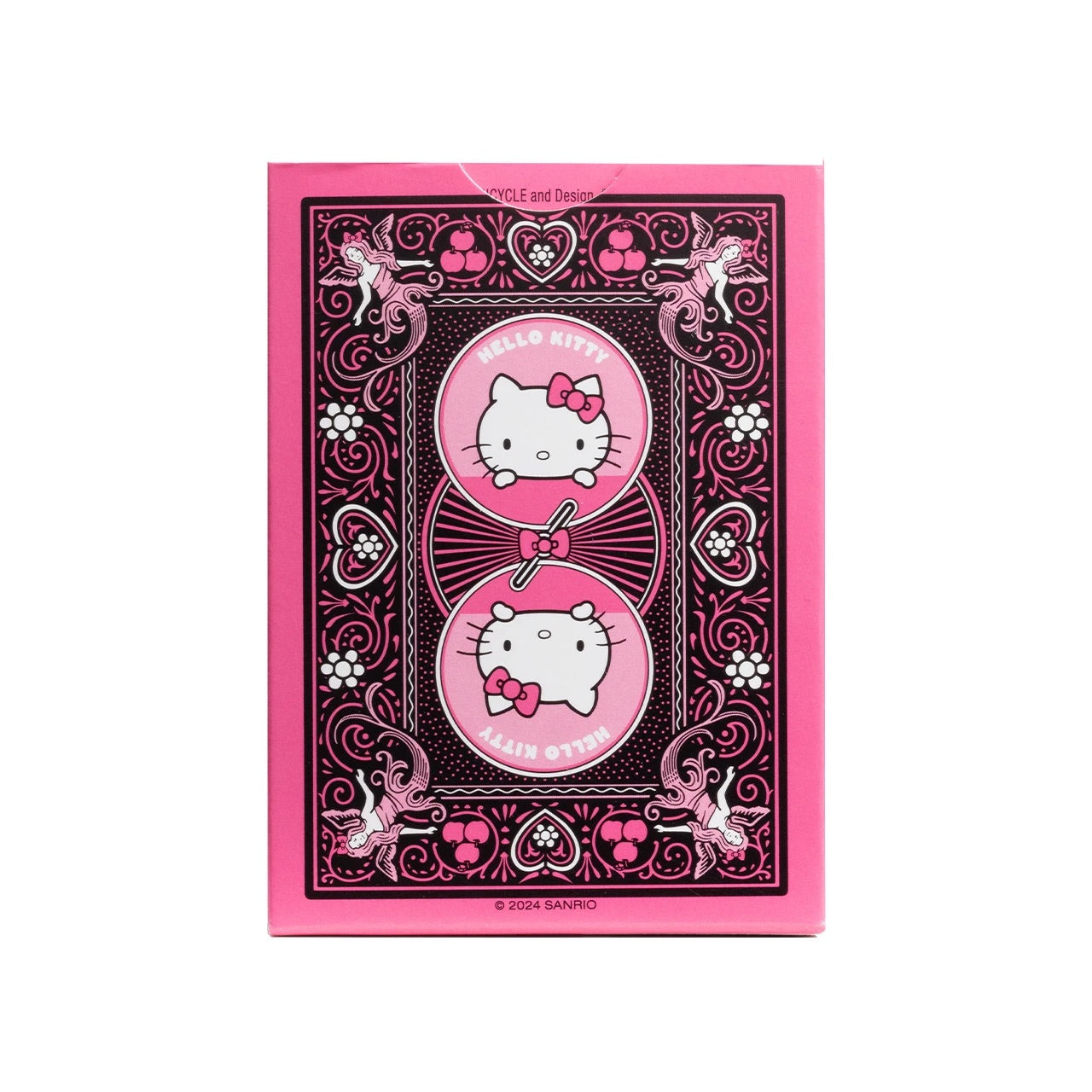 Bicycle Hello Kitty Playing Cards, Black & Pink, Sanrio