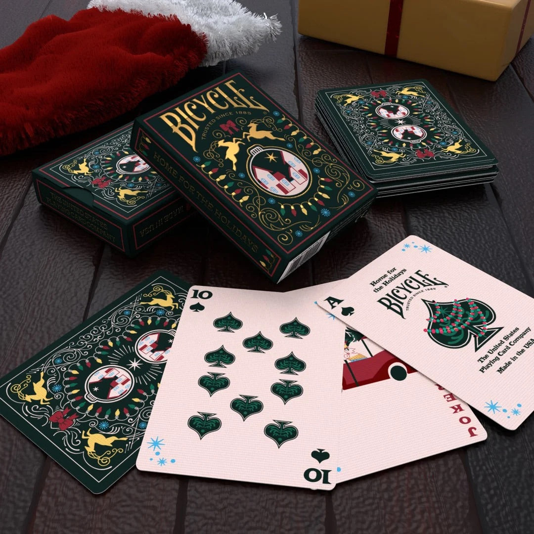 Bicycle Home for the Holidays Playing Cards