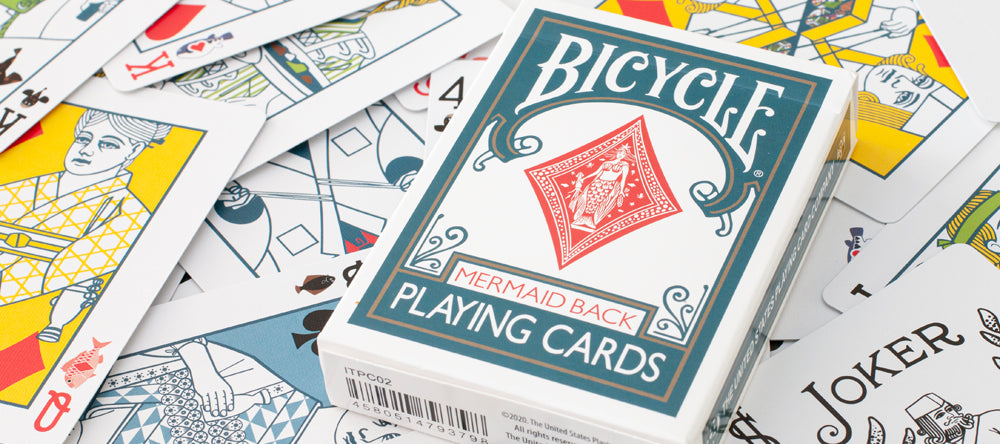 Bicycle Mermaid Back Itoya Japan Playing cards