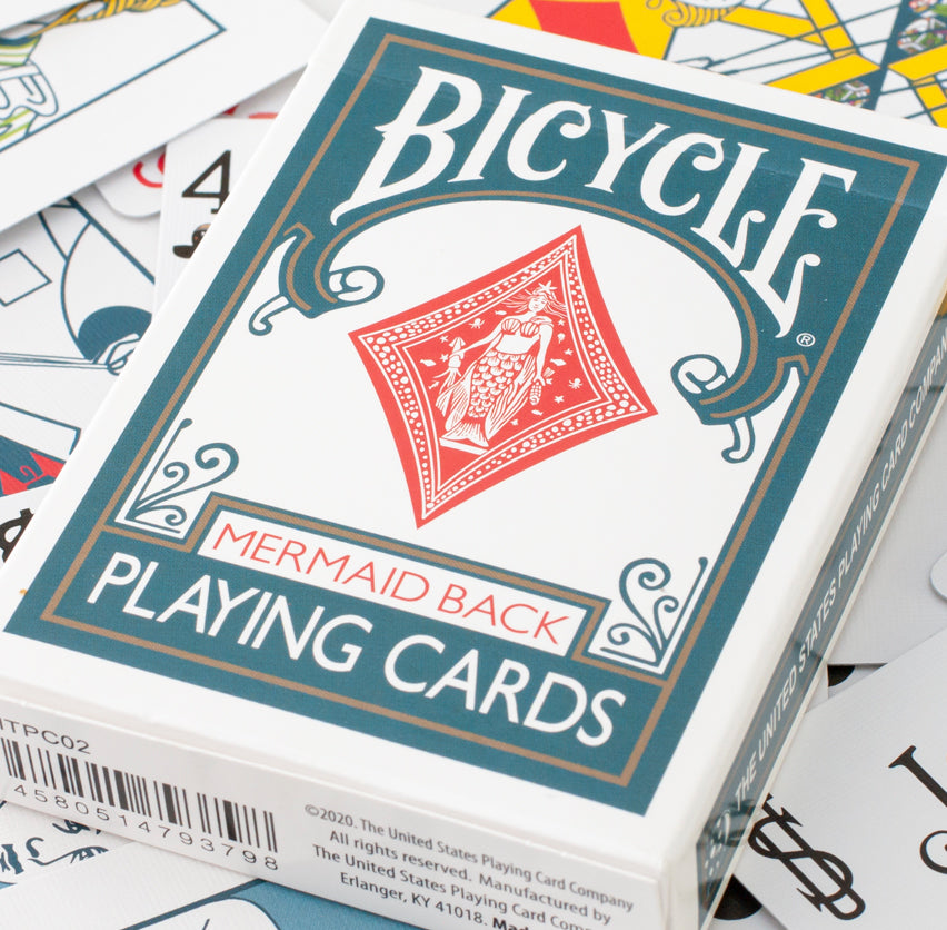 Bicycle Mermaid Back Itoya Japan Playing cards