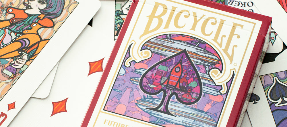 Bicycle Future Bar Playing Cards + Free Post Card & Goodies