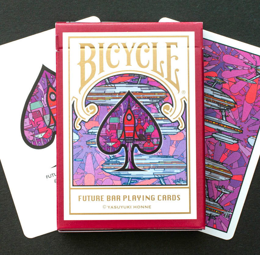 Bicycle Future Bar Playing Cards + Free Post Card & Goodies