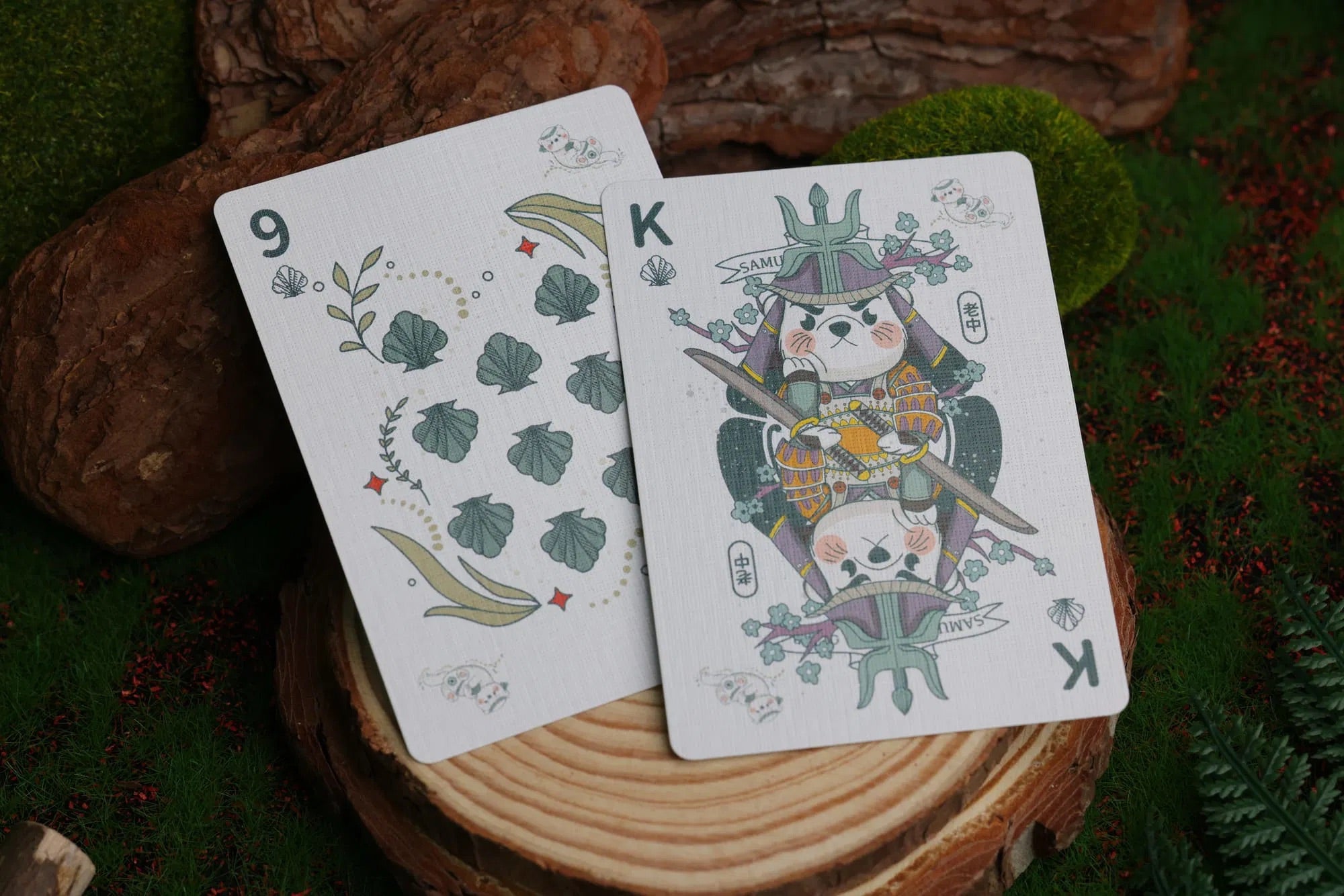 Samurai Otter Hono Red & Mizu Blue Edition Playing Cards