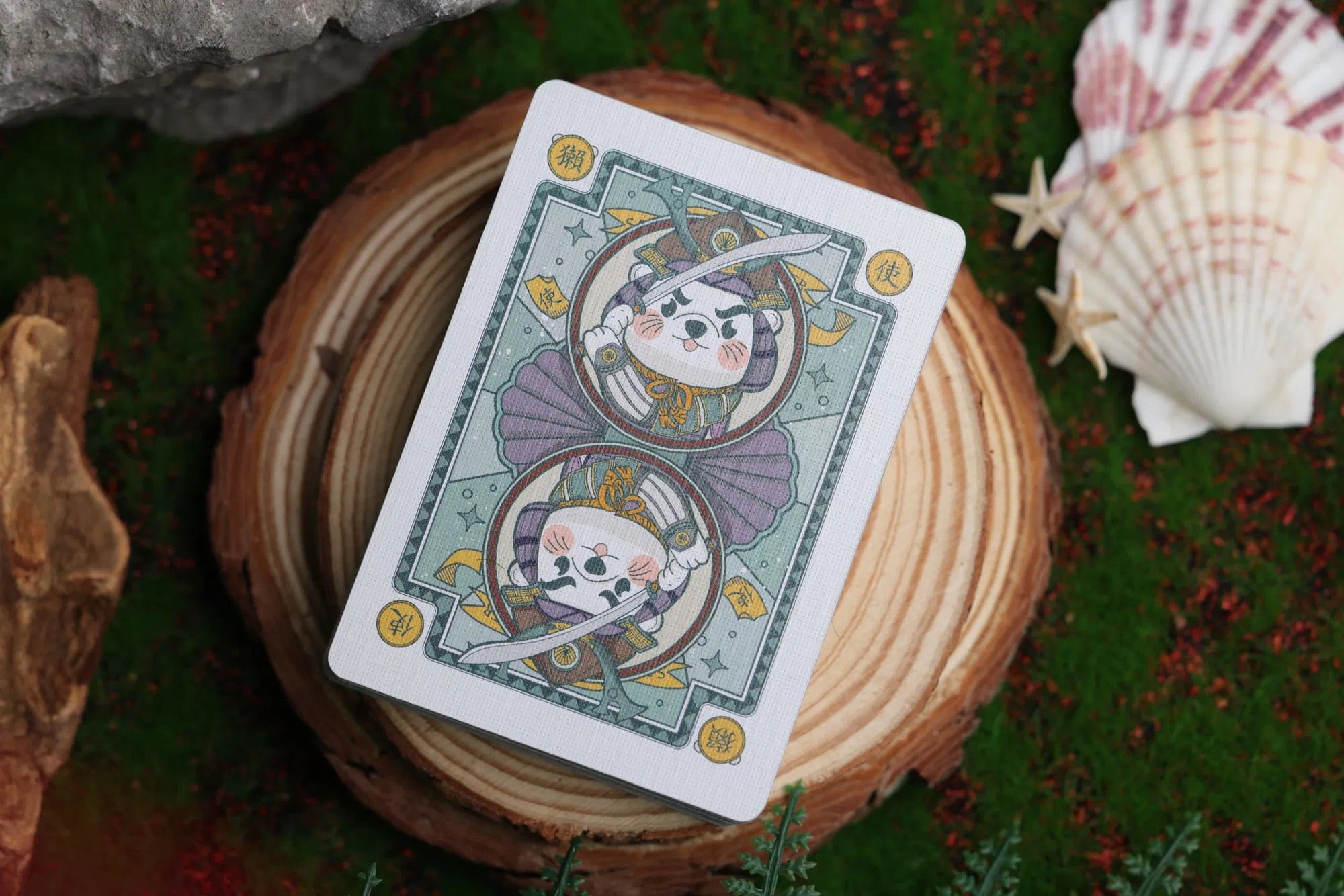 Samurai Otter Hono Red & Mizu Blue Edition Playing Cards