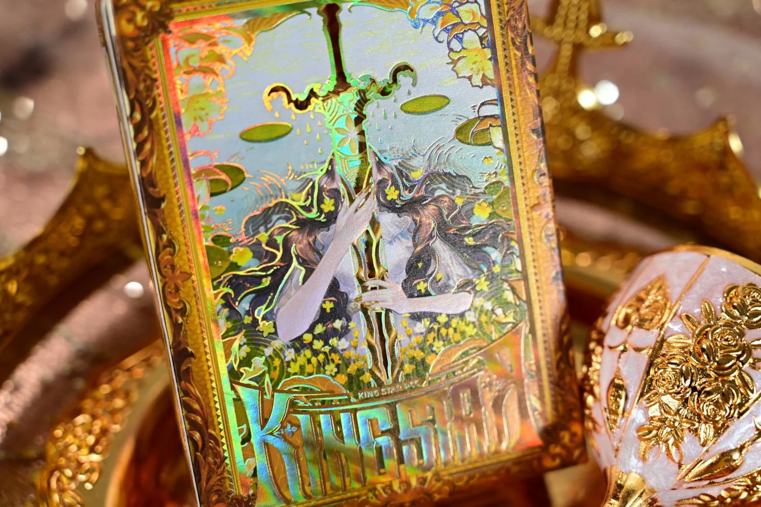 King Arthur V2 (Golden Dawn & Silver Fairyland) Playing Cards by KING STAR