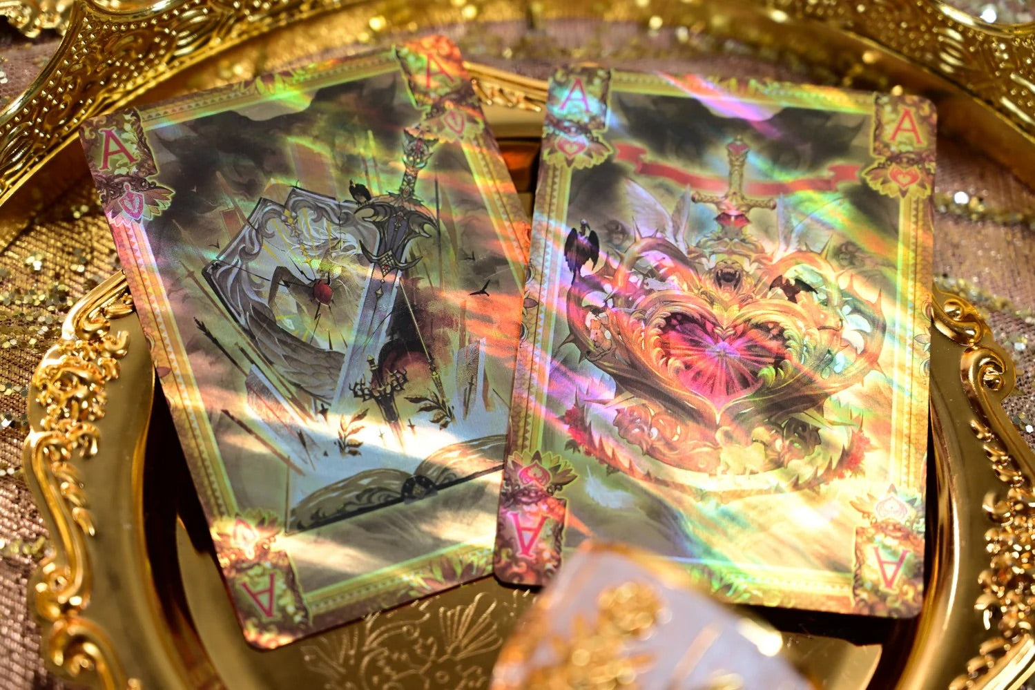 King Arthur V2 (Golden Dawn & Silver Fairyland) Playing Cards by KING STAR