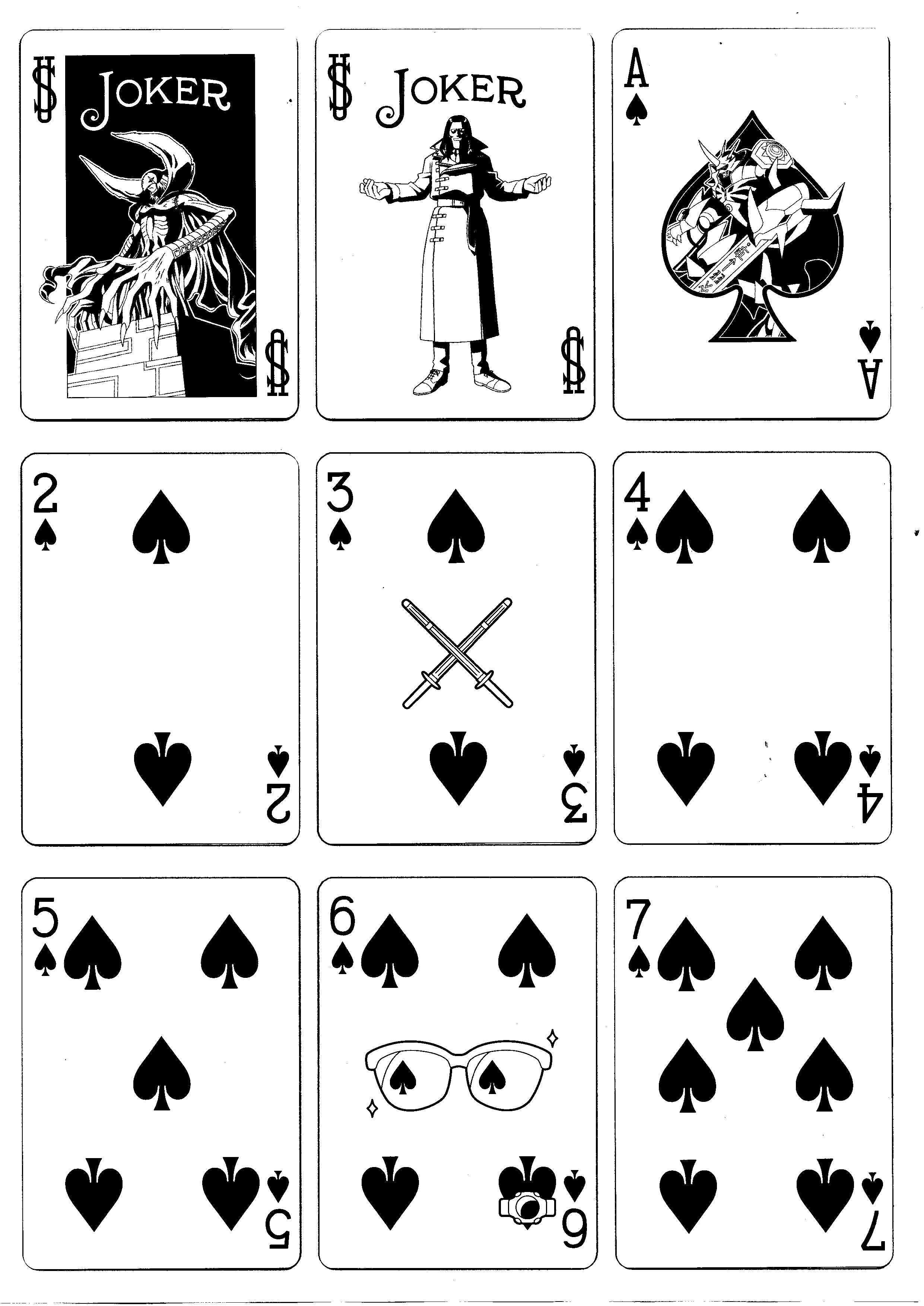 Bicycle Digimon Adventure & Zero-Two themed playing cards