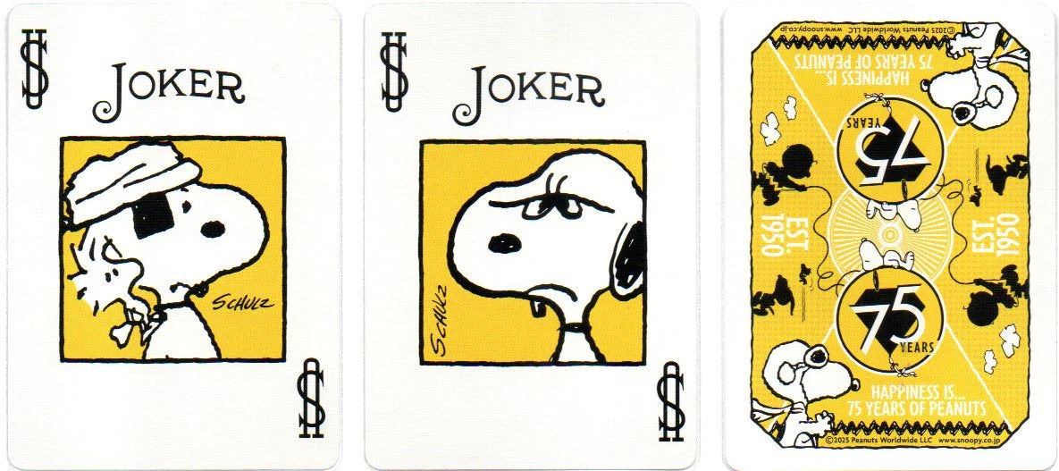 Bicycle Peanuts 75th Anniversary Playing Cards