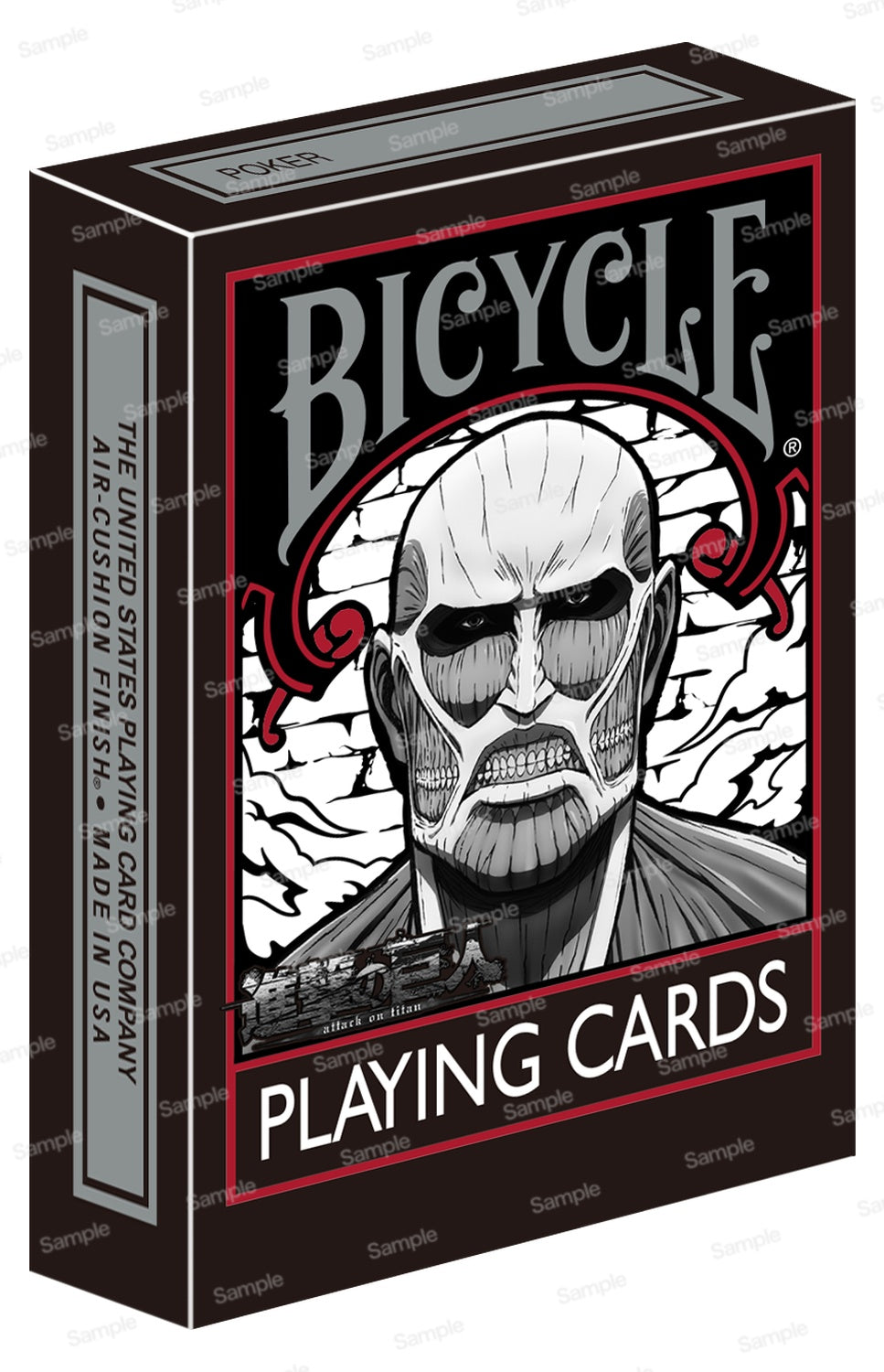 Bicycle Attack on Titan V2 Black Edition Shingeki no Kyojin Playing Cards Japan Manga