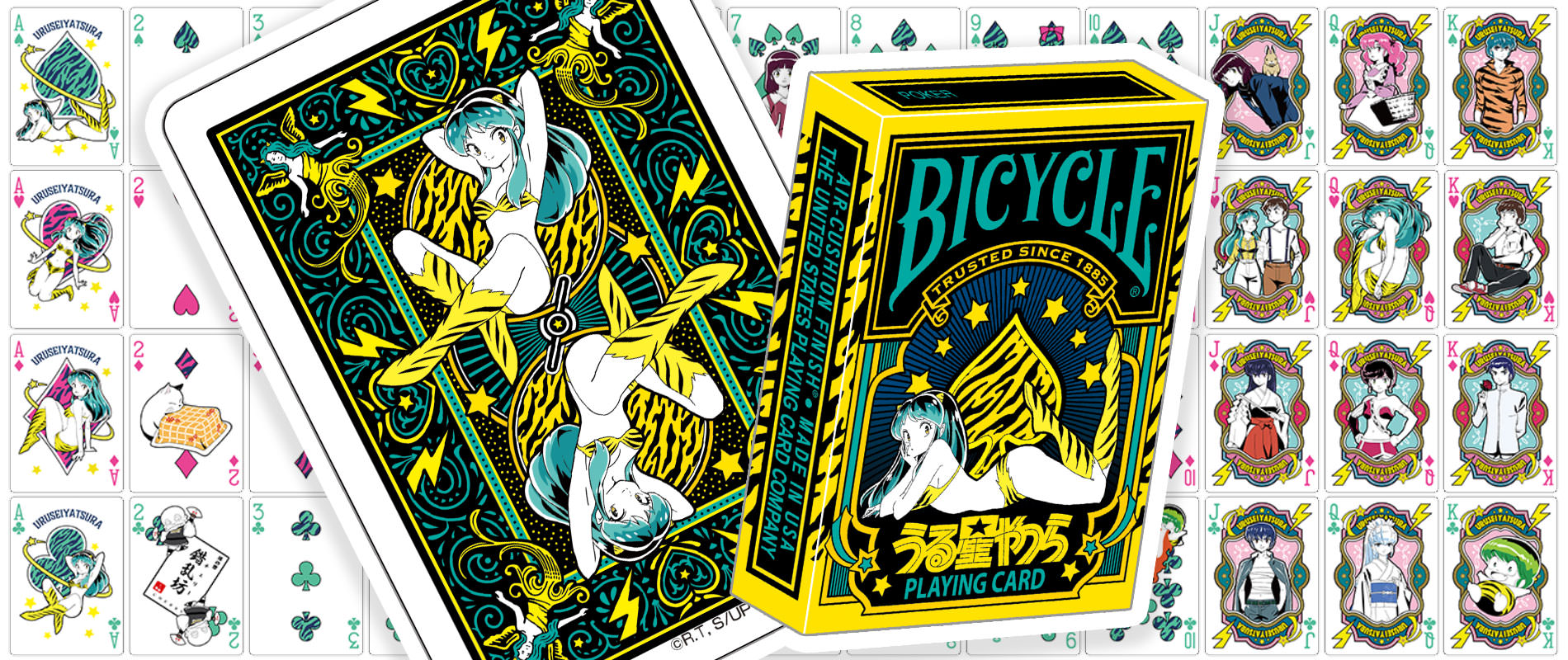 Bicycle Urusei Yatsura Playing Cards by Rumiko Takahashi