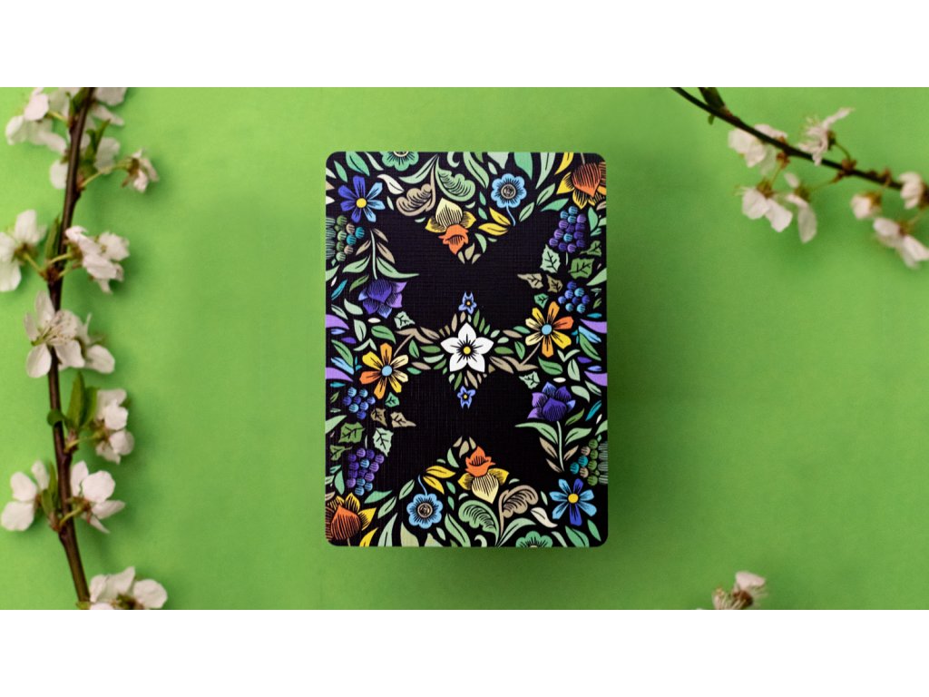 Butterfly Seasons Spring Summer Autumn Winter Marked Playing Cards by Ondrej Psenicka