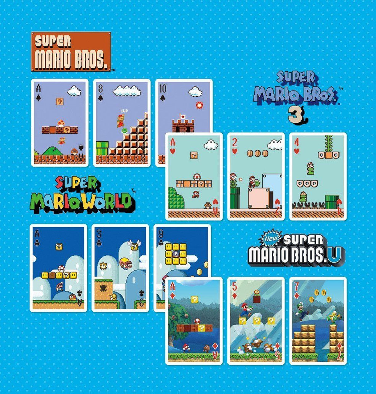 Nintendo Playing Cards Collection - Mario, Kirby, Game Characters