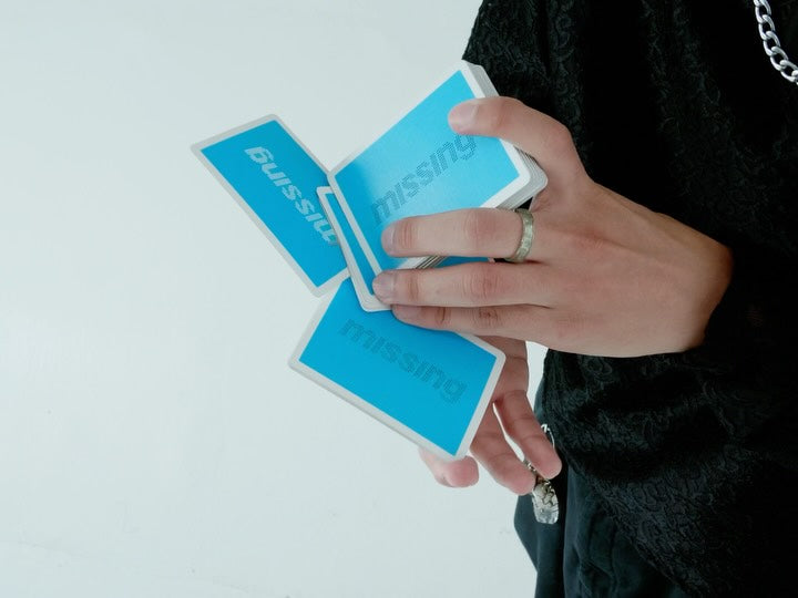 Blue Beam Playing Cards by Missing
