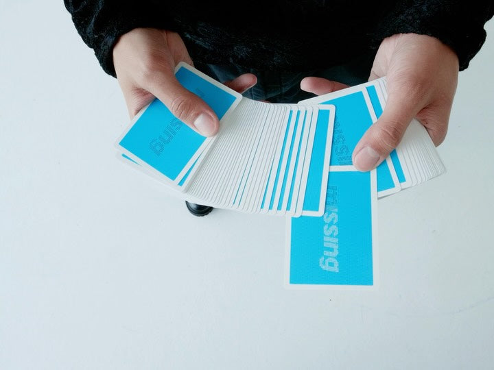 Blue Beam Playing Cards by Missing