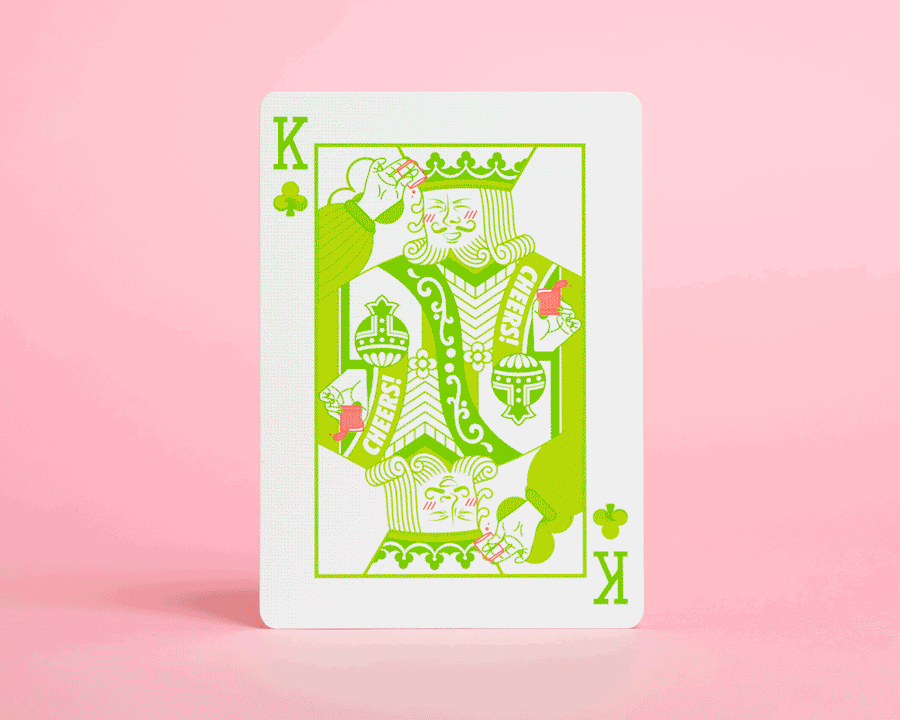 Peach SOJU Playing Cards