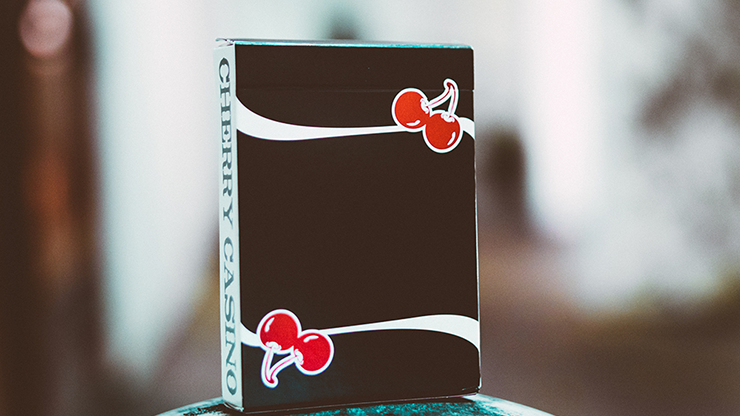Cherry Casino Sands Mirage Holographic Black Hawk Teal Playing Cards