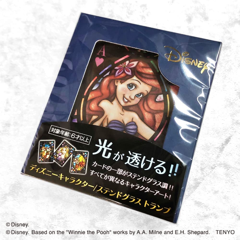 Disney Tokyo Japan Characters Stained Glass Playing Cards