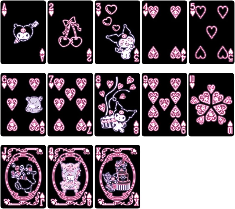 Bicycle Kuromi Playing Cards, US version, Sanrio