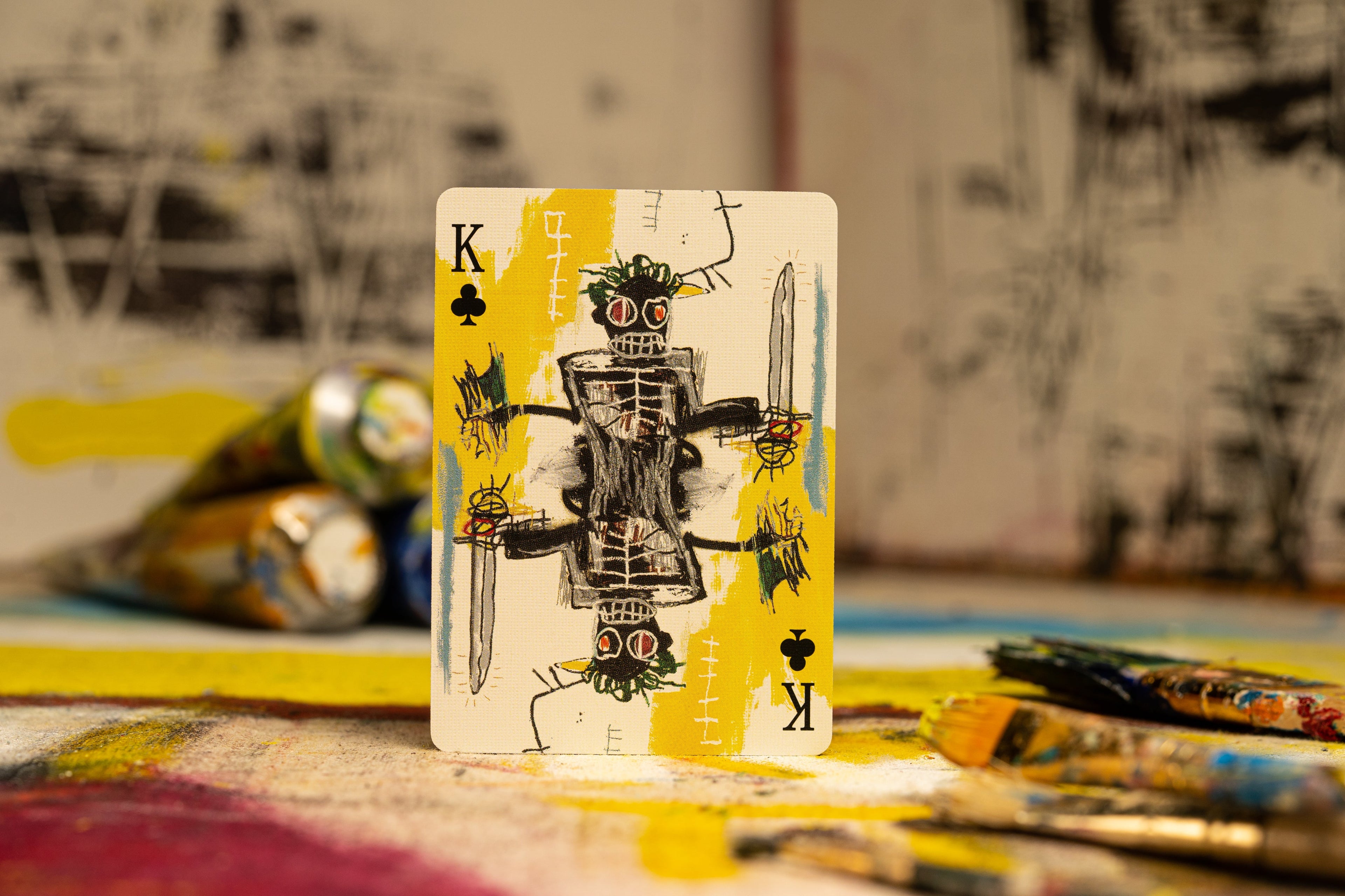 Jean-Michel Basquiat playing cards