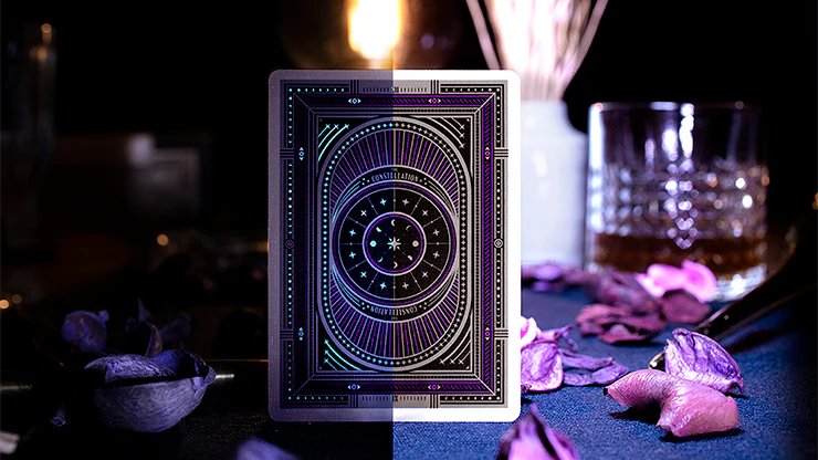 The Constellation Playing Cards Gold & Purple