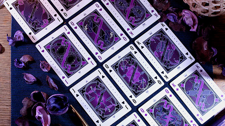 The Constellation Playing Cards Gold & Purple
