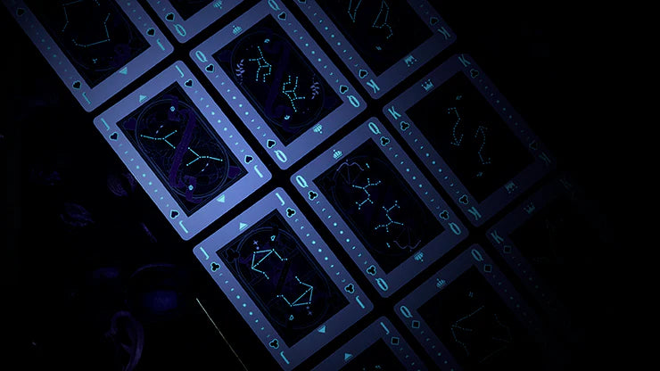 The Constellation Playing Cards Gold & Purple