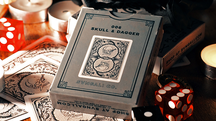 SVNGALI 06 - Skull & Dagger Playing Cards