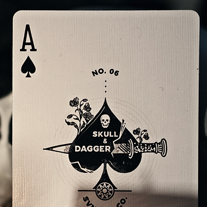 SVNGALI 06 - Skull & Dagger Playing Cards