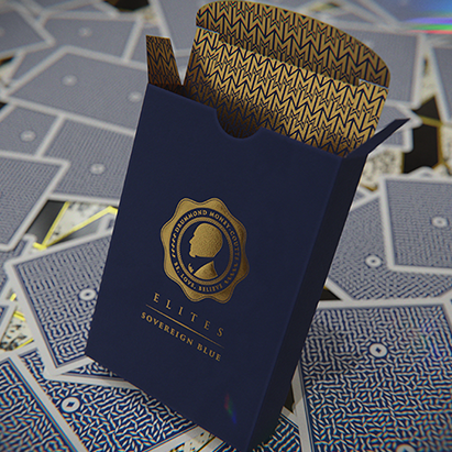 DMC ELITES: V4 Sovereign Blue Playing Cards
