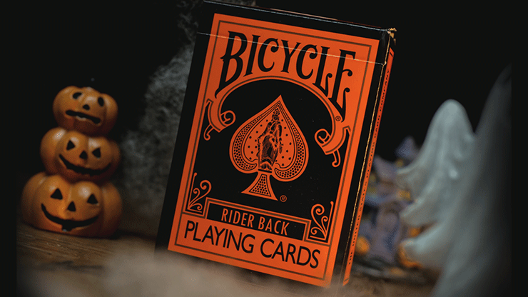 Bicycle Black Reverse Pink | Orange | Yellow | Red | Green Playing Cards