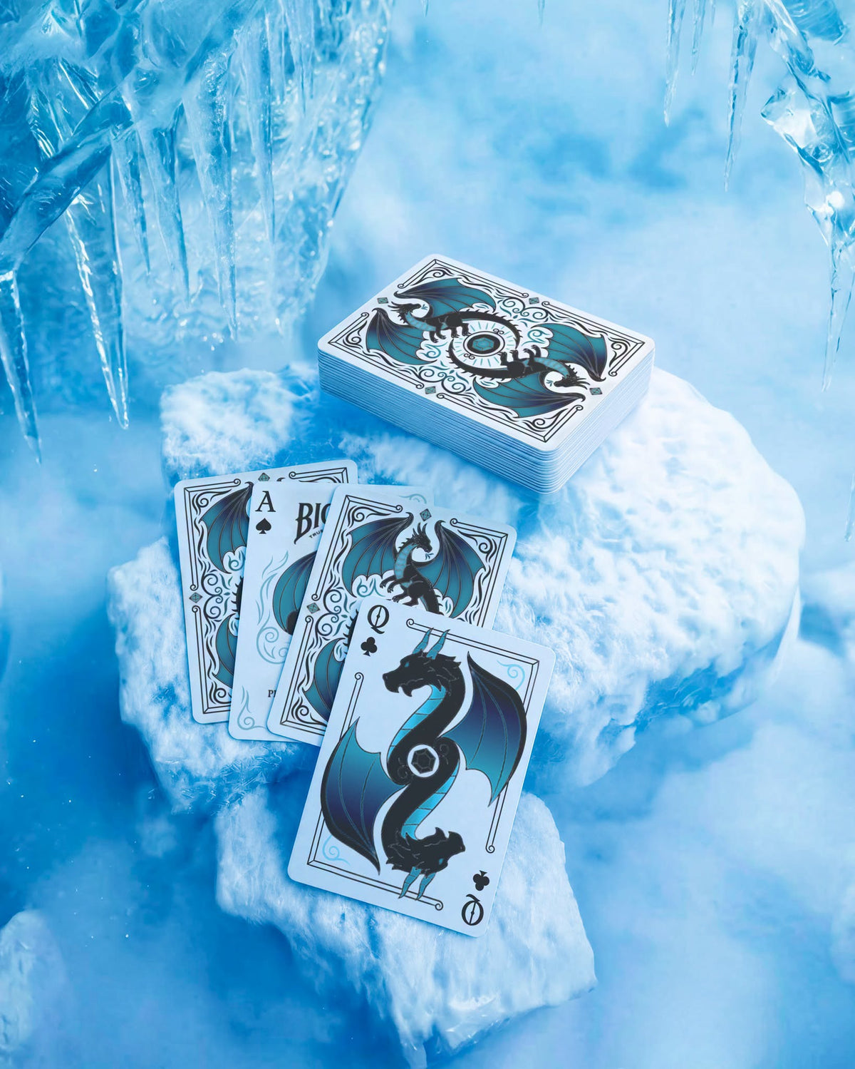 Bicycle Ice Dragon Playing Cards