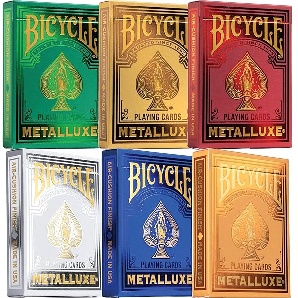 Bicycle® Metalluxe kaarten zilver Bicycle® Metalluxe kaarten zilver