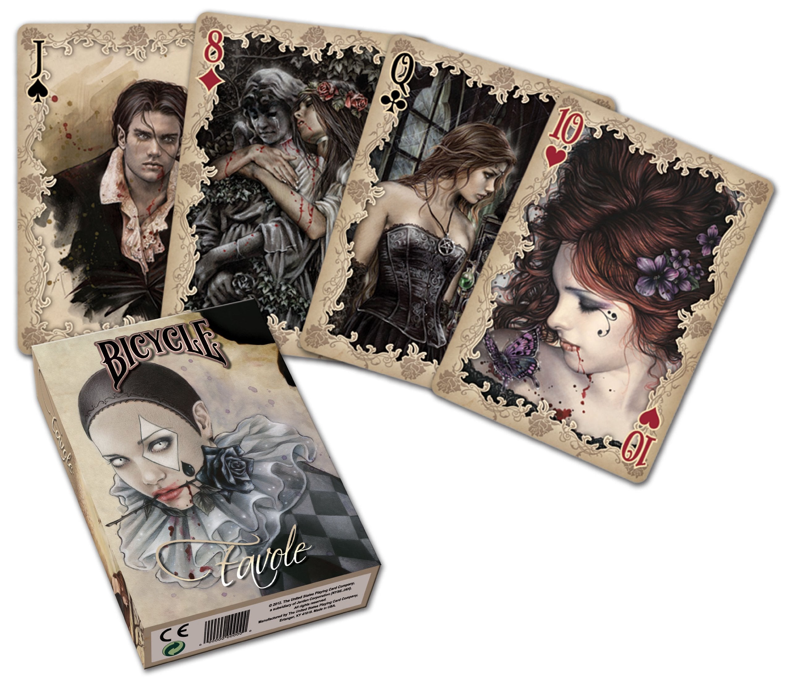 Bicycle Tragic Royalty & Favole Playing Cards Vintage series