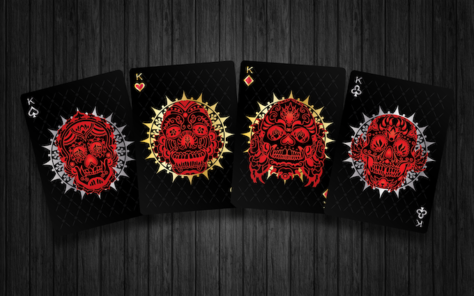 3-Decks set Defunctorum DIES + NOX + CRUOR Playing Cards