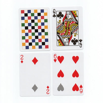 Anyone Checkerboards Multi Rainbow Colors Playing Cards