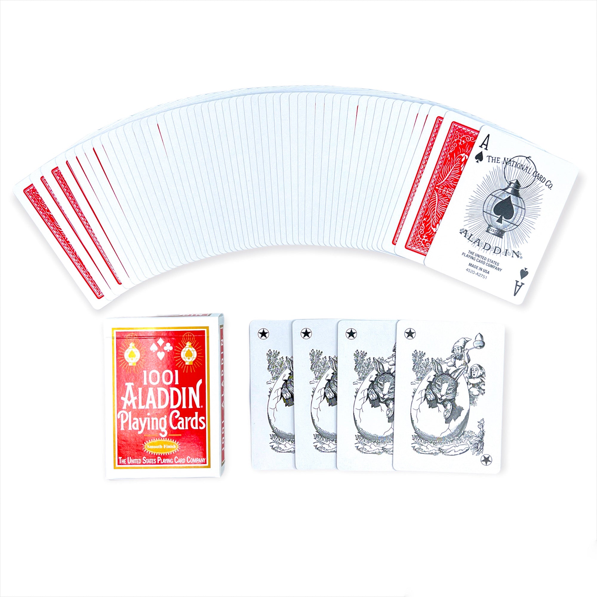 Aladdin 1001 Smooth Finish with 4 Identical Jokers
