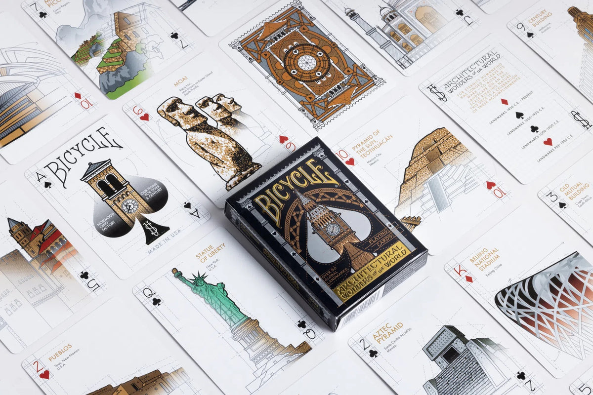 Bicycle Architectural Wonders Of The World Playing Cards