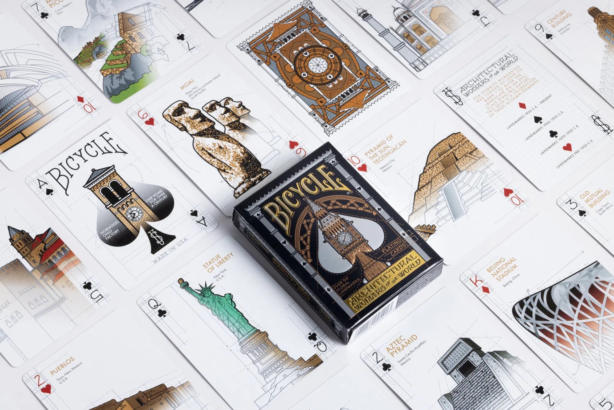 Bicycle Architectural Wonders Of The World Playing Cards