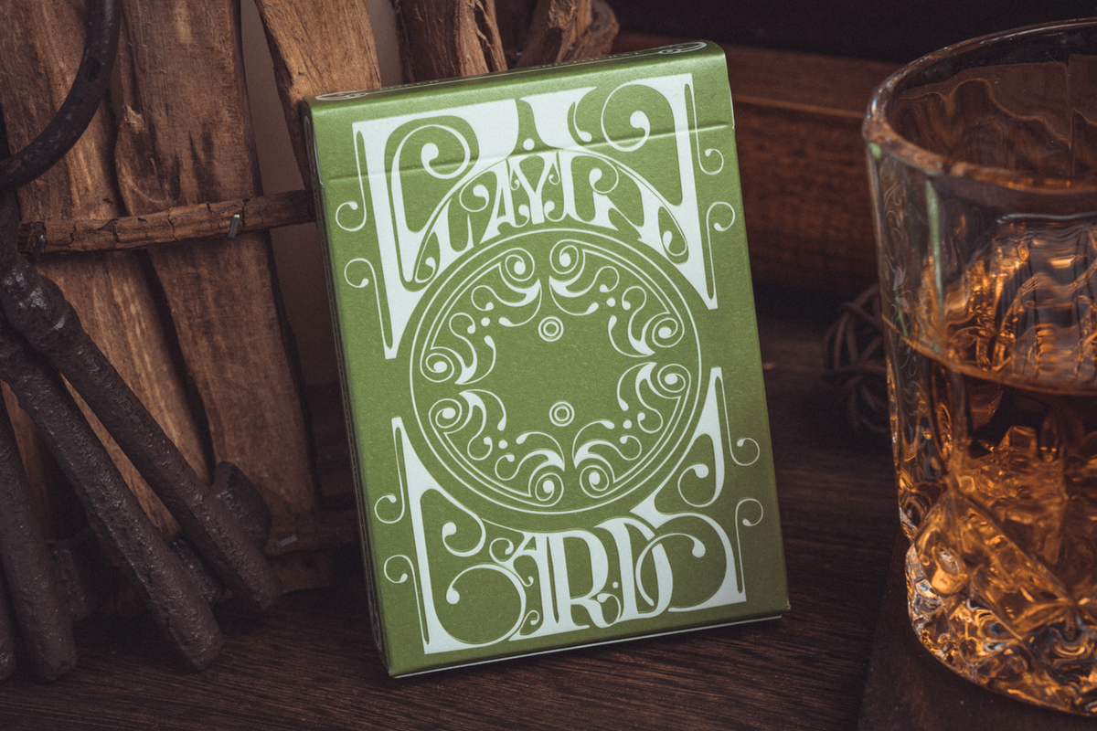 Smoke & Mirrors V8, Green Edition Cardistry Cards