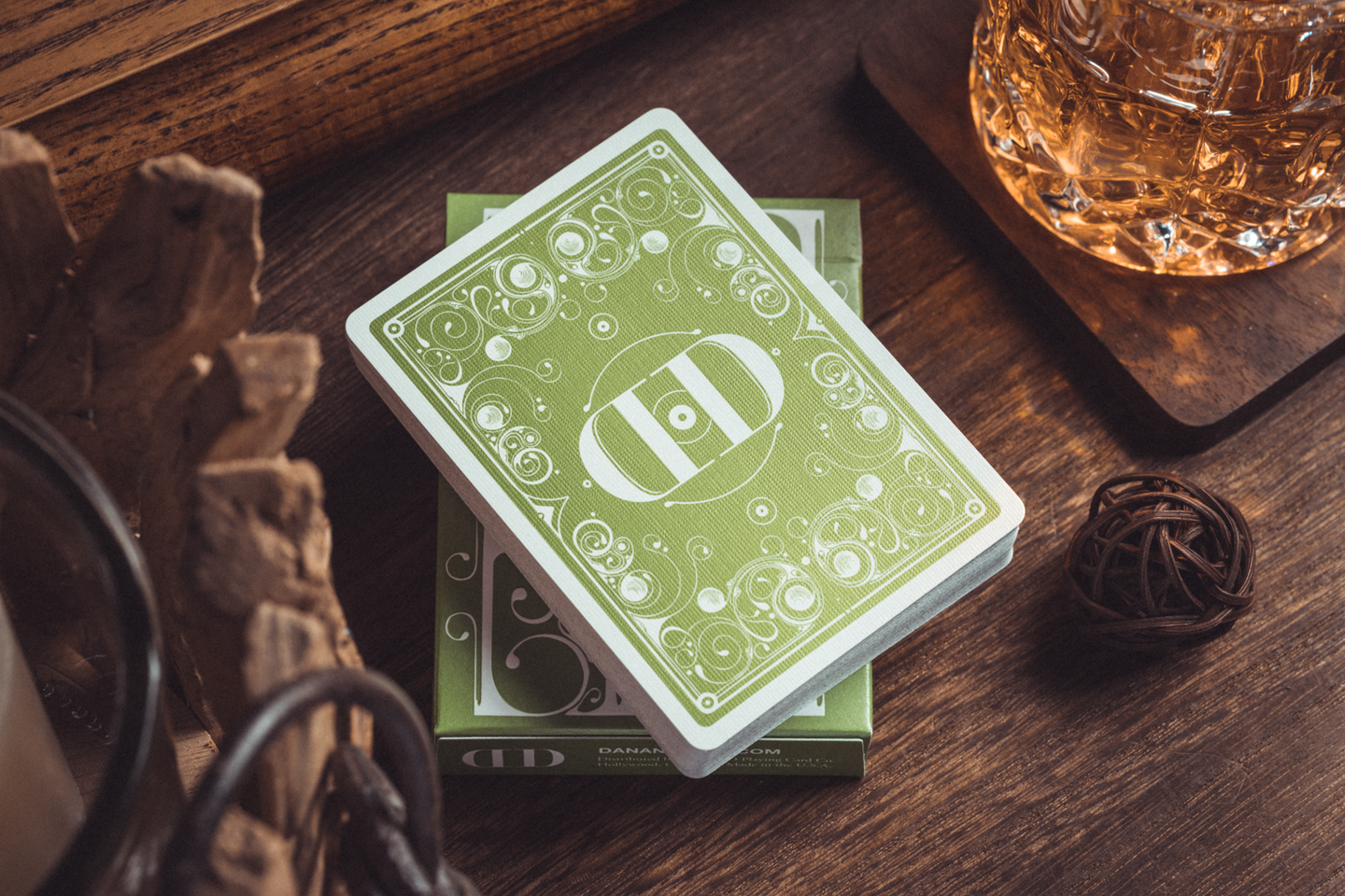 Smoke & Mirrors V8, Green Edition Cardistry Cards