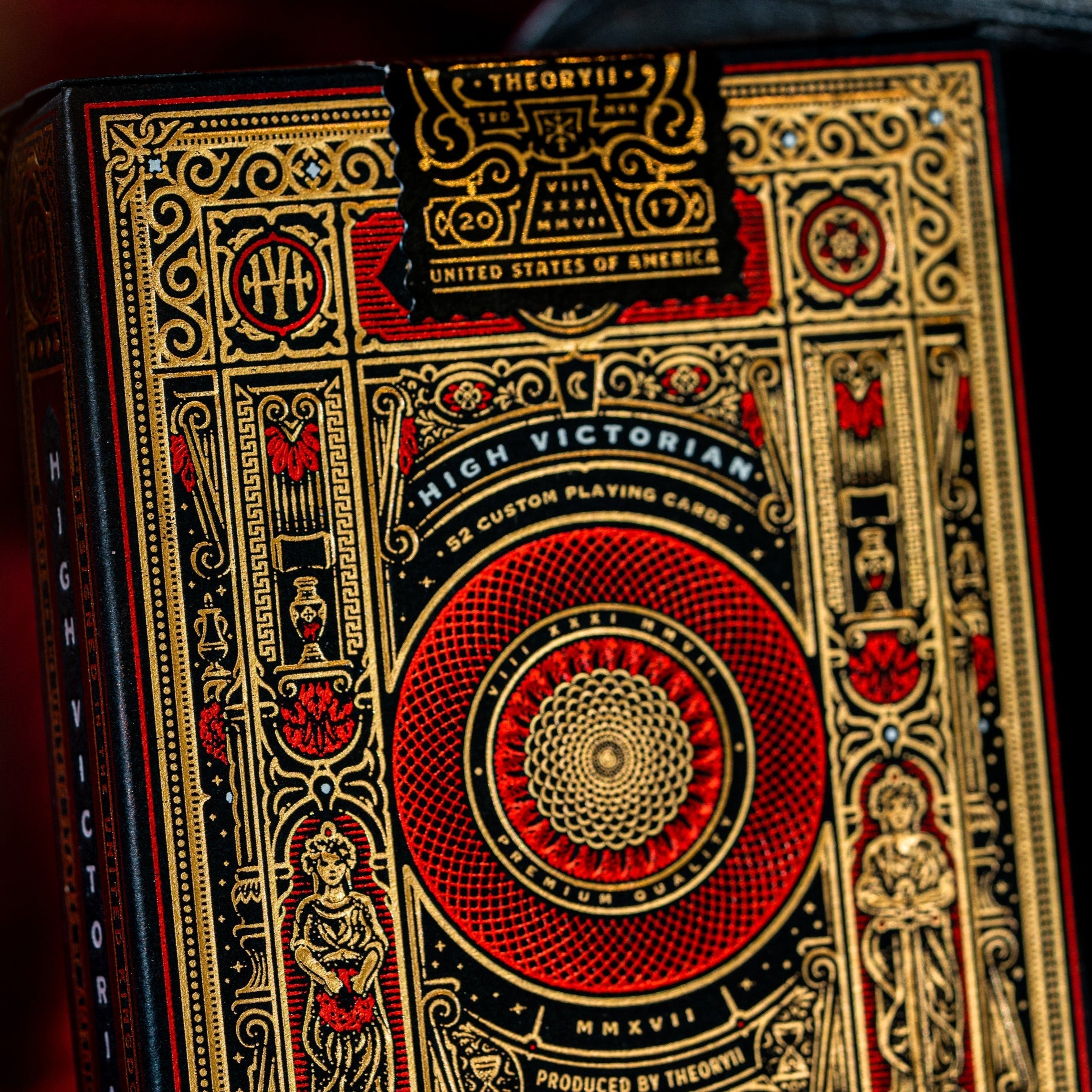 High Victorian Red Luxury Playing Cards