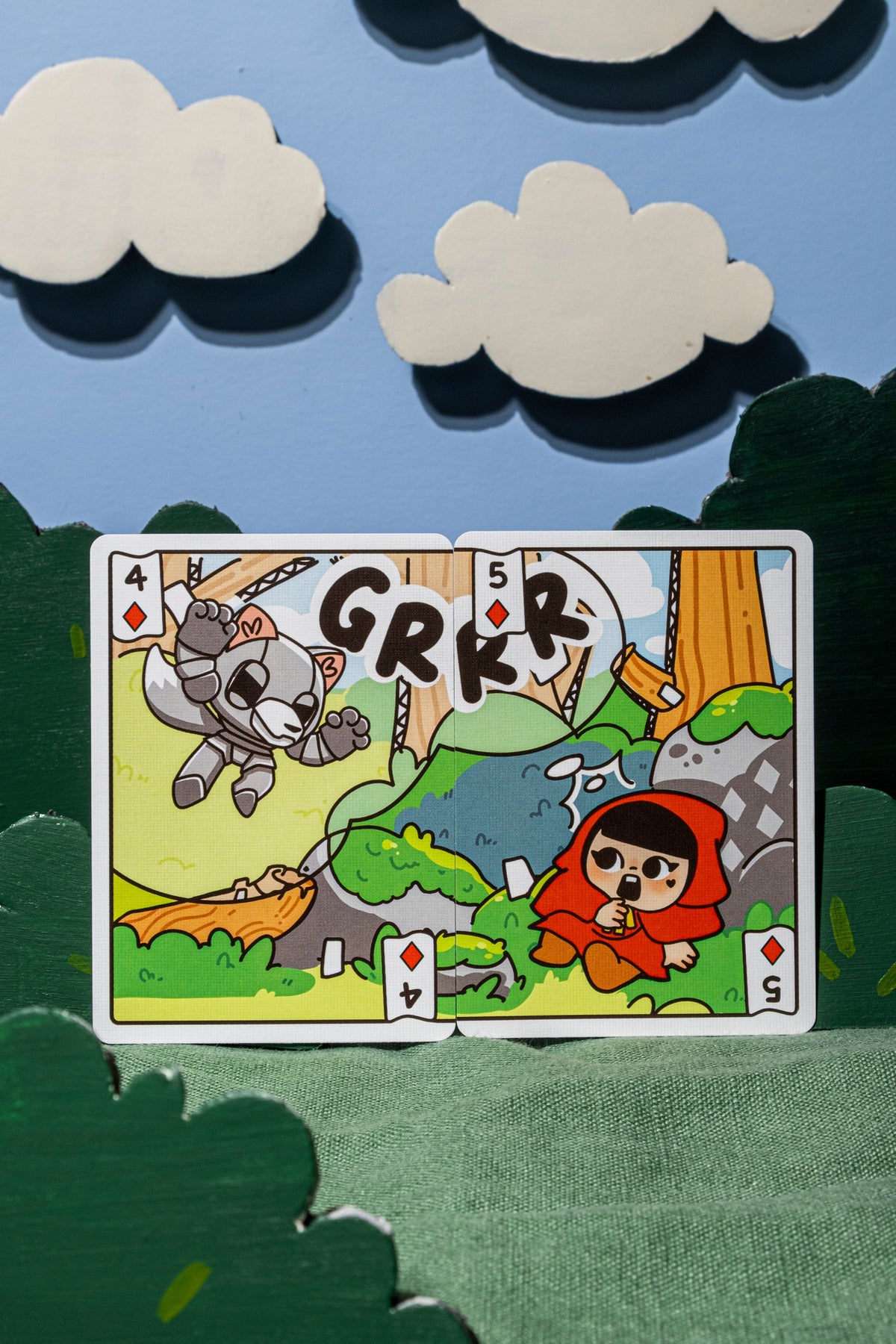 Bicycle Paper Royals Red Riding Hood Playing Cards
