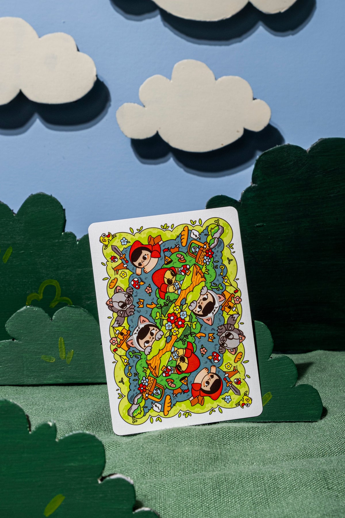Bicycle Paper Royals Red Riding Hood Playing Cards